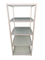 Display rack with frosted glass panels